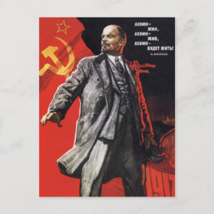Cartão Postal Lenin - Comunista Russo