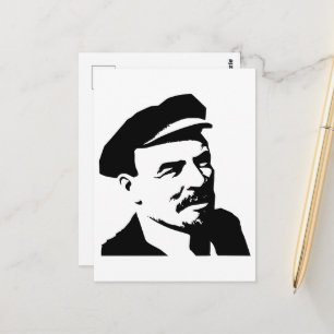 Cartão Postal Lenin, URSS, CCCP, União Soviética, Comunismo
