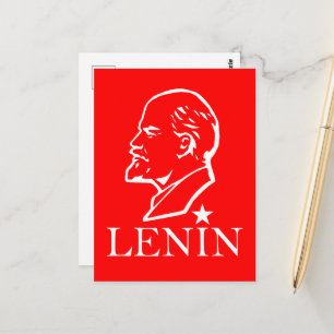 Cartão Postal Lenin, URSS, CCCP, União Soviética, Comunismo