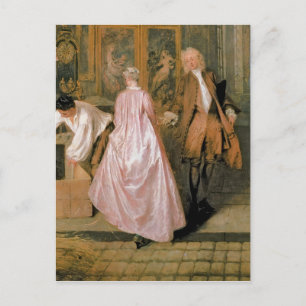 Cartão Postal L'Enseigne de Gersaint, 1720