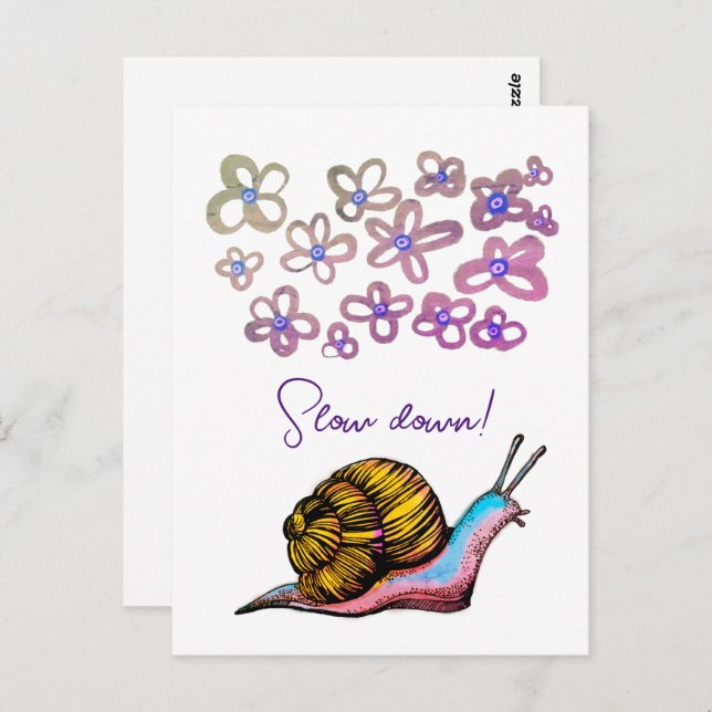 Cartão postal lento (Frente/Verso)