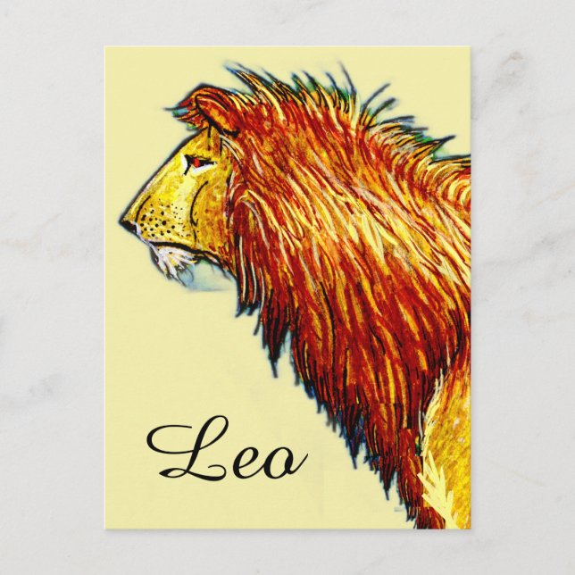 Cartão Postal Leo (Frente)
