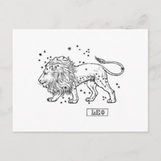 Cartão Postal Leo