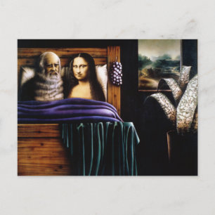 Cartão Postal Leo e Mona