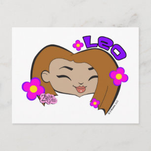 Cartão Postal Leo Postcard