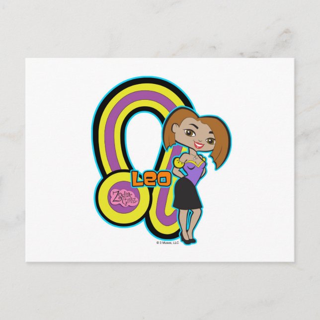 Cartão Postal Leo Postcard (Frente)