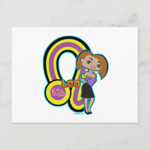 Cartão Postal Leo Postcard