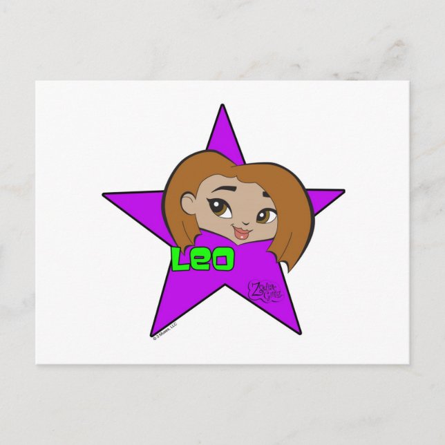 Cartão Postal Leo Postcard (Frente)