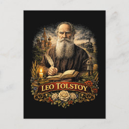 Cartão Postal Léo Tolstói