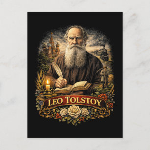 Cartão Postal Léo Tolstói