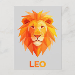 Cartão Postal Leo Zodiac Sinal
