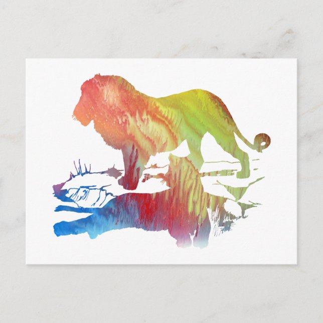 Cartão Postal Leões (Frente)