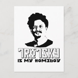 Cartão Postal Leon Trotsky é meu parceiro