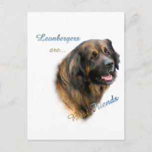 Cartão Postal Leonberger Melhor Amigo 2