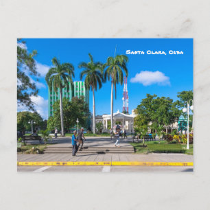 Cartão Postal Leoncio Vidal Park, Papais noeis Clara, Cuba