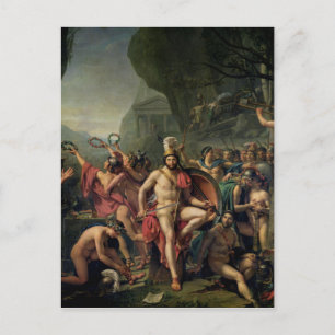 Cartão Postal Leonidas em Thermopylae