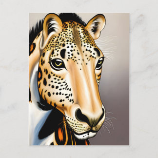 Cartão Postal Leopard Appaloosa Funny AI Gerou Arte