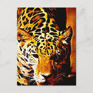 Cartão Postal Leopard Gotcha