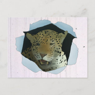 Cartão Postal Leopardo