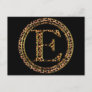 Cartão Postal leopardo E