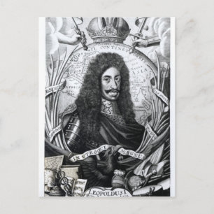 Cartão Postal Leopold I , Rei da Hungria e Santo Romano