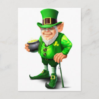 Cartão Postal Leprechaun