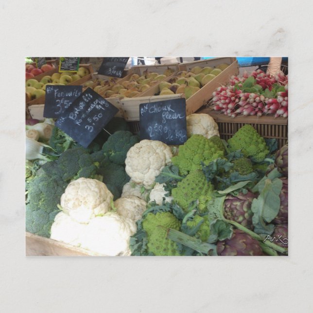 Cartão Postal Les Couleurs de la Provence 2: Le Marché (Frente)