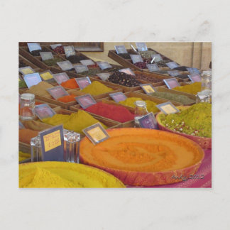 Cartão Postal Les Couleurs de la Provence 3: Le Marché d'Aix