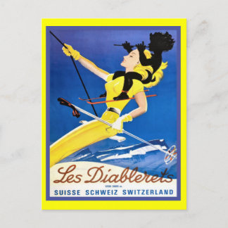 Cartão Postal Les Diablerets, Suiça
