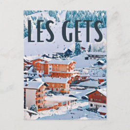 Cartão Postal Les Gets Station de ski 