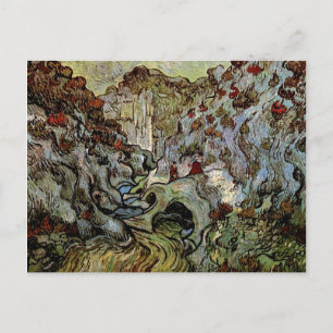 Cartão Postal Les Peiroulets Ravine, Vincent van Gogh