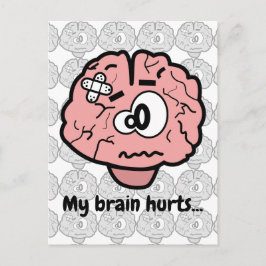 Cartão Postal Lesão cerebral aguda Psicologia Neurologia