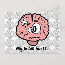 Cartão Postal Lesão cerebral aguda Psicologia Neurologia