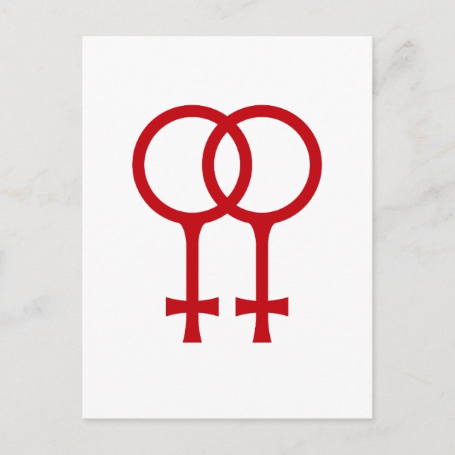 Cartão Postal lésbica (Frente)