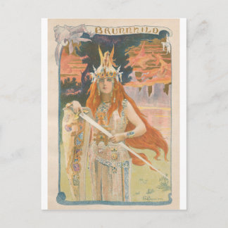 Cartão Postal L'Estampe Moderne: Brunnhild, Gaston Bussiere