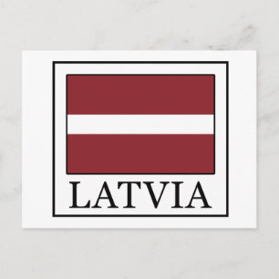 Cartão Postal Letónia