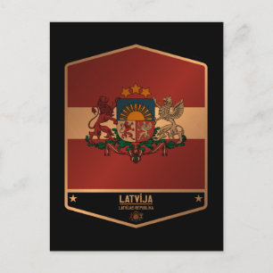 Cartão Postal Letónia