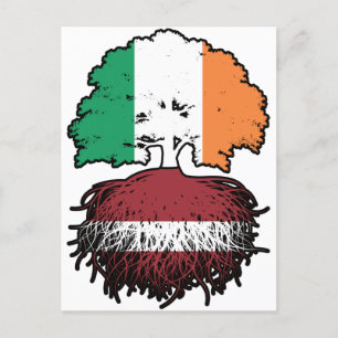 Cartão Postal Letónia Irlanda Irlanda, Irlanda, Irlanda, Tree Ro