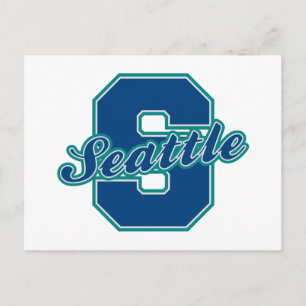 Cartão Postal Letra Seattle