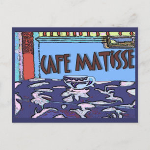 Cartão Postal Letreiro Caffee Matisse