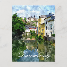 Cartão Postal Lëtzebuerg - Luxemburgo