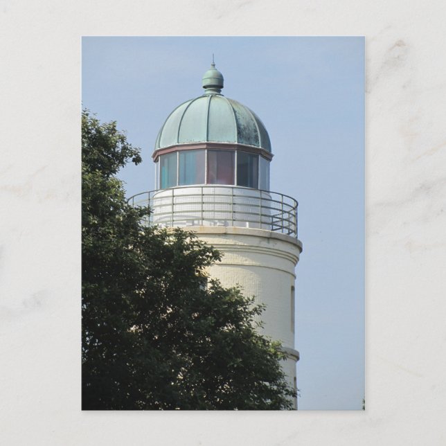 Cartão Postal Leuchtturm Insel Kegnaes (Frente)