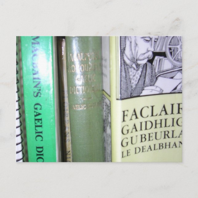 Cartão Postal Leugh 's a' Ghàidhlig (Frente)