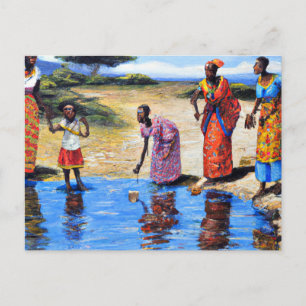 Cartão Postal Leva uma Aldeia HERANÇA AFRICANA
