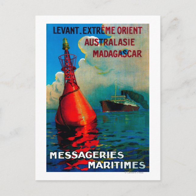 Cartão Postal Levant Extreme Orient Vintage PosterEurope (Frente)