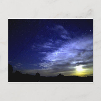 Cartão Postal levante da lua em Cambridge, Nova Iorque