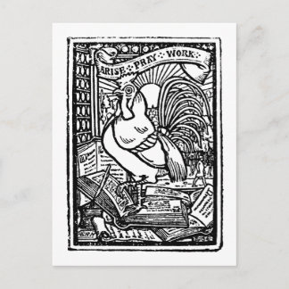 Cartão Postal Levante o trabalho de oração