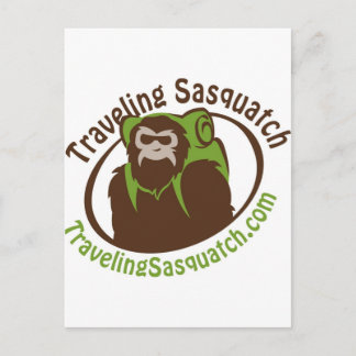 Cartão Postal Leve para casa um Sasquatch viajante!