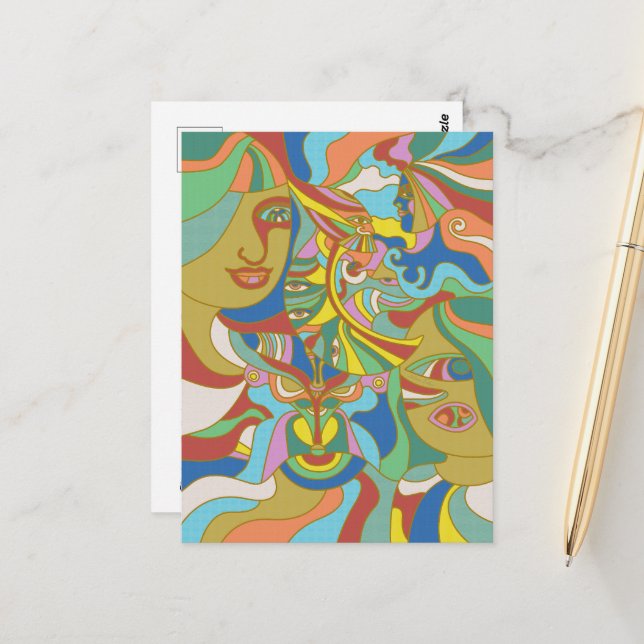 Cartão Postal Levels of Transformation (Frente/Verso In Situ)