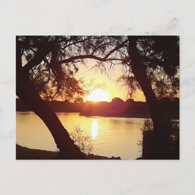 Cartão Postal Lever de soleil sur La Grande Motte - França (Frente)